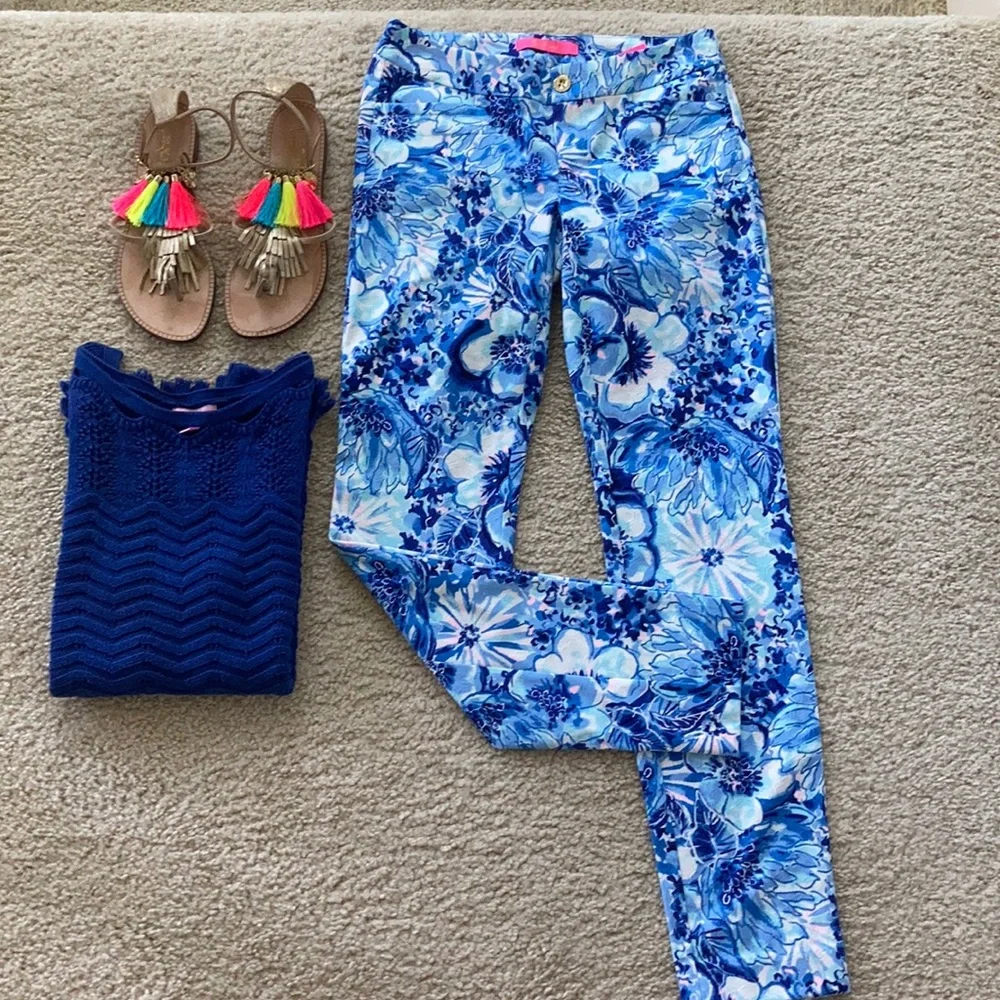 Lilly Pulitzer Kelly Skinny Ankle Pants - Picture 1 of 8